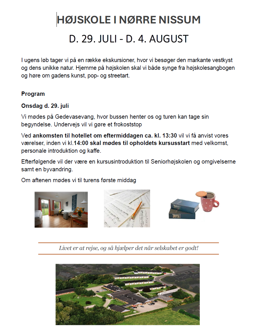 HØJSKOLE I NØRRE NISSUM